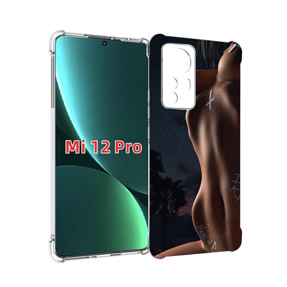 

Чехол MyPads белые-татуировки-на-теле для Xiaomi 12S Pro, Прозрачный, Tocco