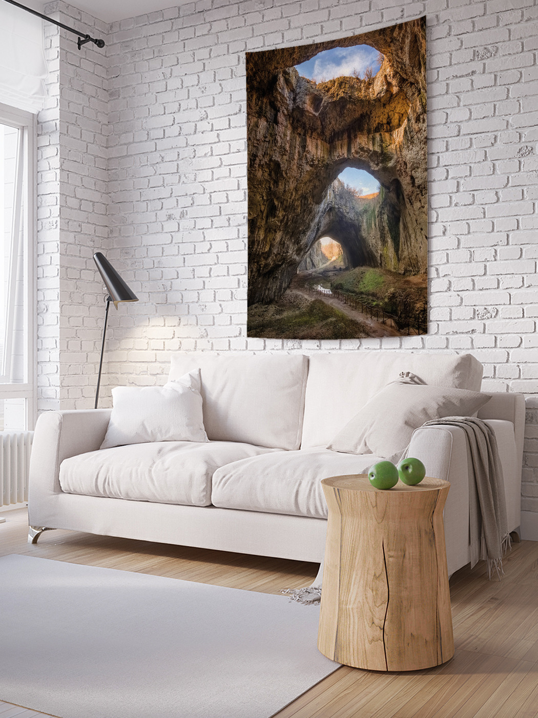 

Вертикальное фотопанно на стену JoyArty Пещерные дыры 150x200 см, Пещерные дыры