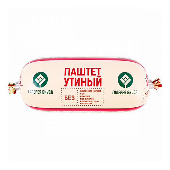 

Паштет из мяса птицы Галерея Вкуса Утиный 180 г