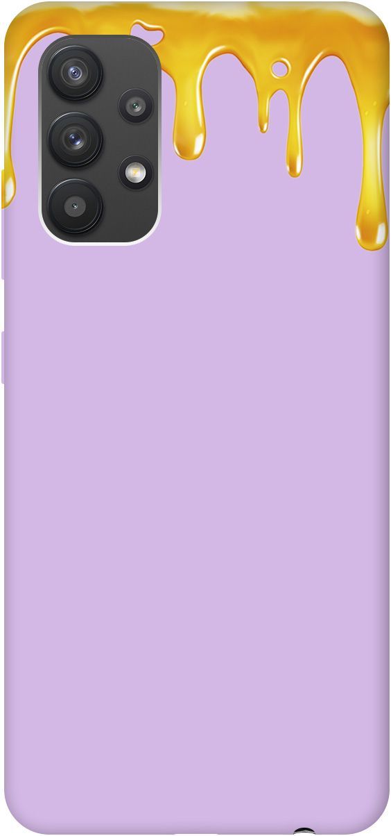 

Чехол на Samsung Galaxy A32 Silky Touch Premium с принтом "Honey" сиреневый, Фиолетовый;оранжевый, 2512