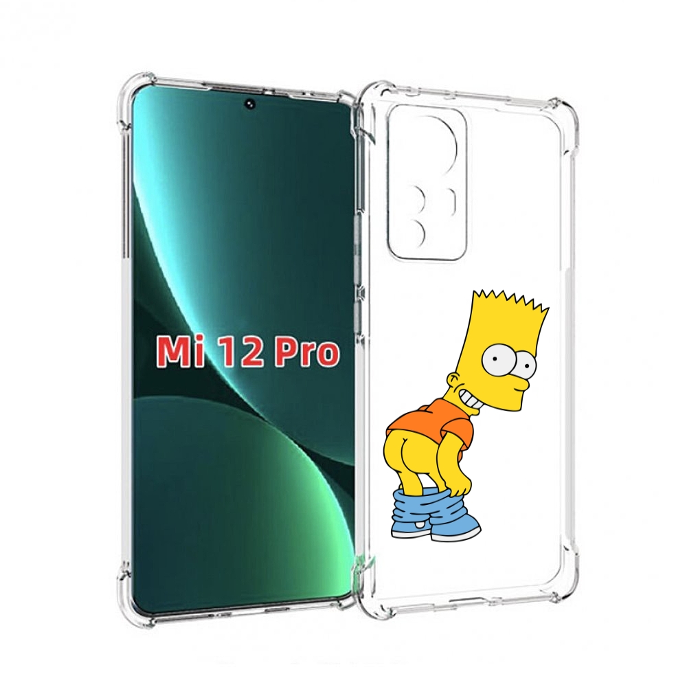 

Чехол MyPads барт-симпсон-довольный для Xiaomi 12S Pro, Прозрачный, Tocco