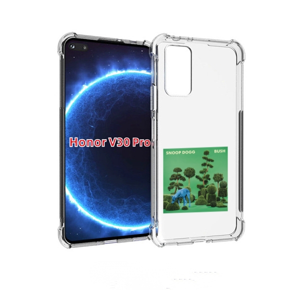 

Чехол Бампер Mypads Snoop Dogg Bush Для Honor V30 Pro, Прозрачный, Tocco