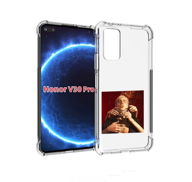 

Чехол бампер MyPads Slime face для Honor V30 Pro, Прозрачный, Tocco
