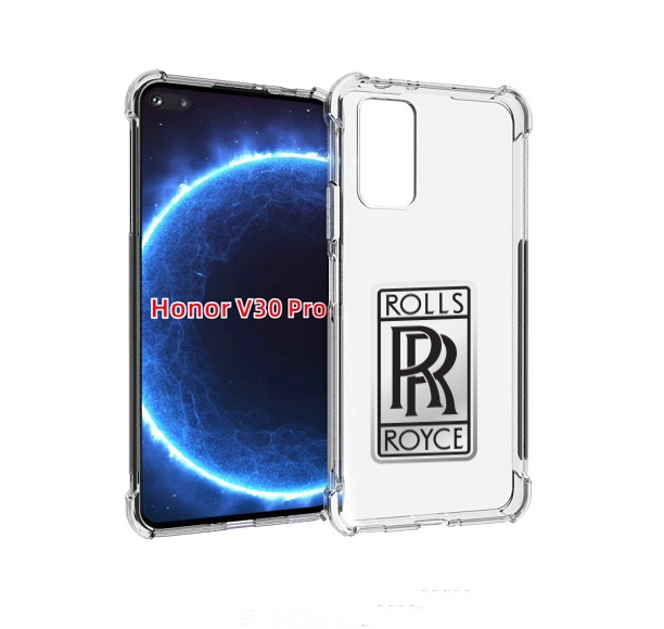 

Чехол бампер MyPads Rolls-Royce мужской для Honor V30 Pro, Прозрачный, Tocco