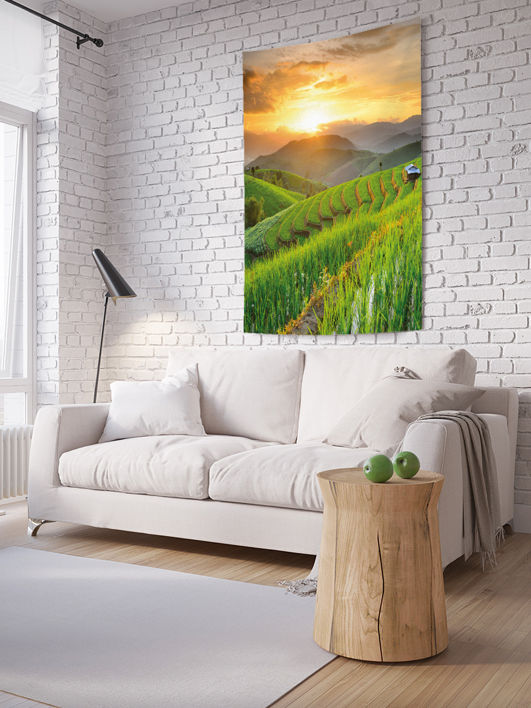 

Вертикальное фотопанно на стену JoyArty Утренний вид 150x200 см, Утренний вид