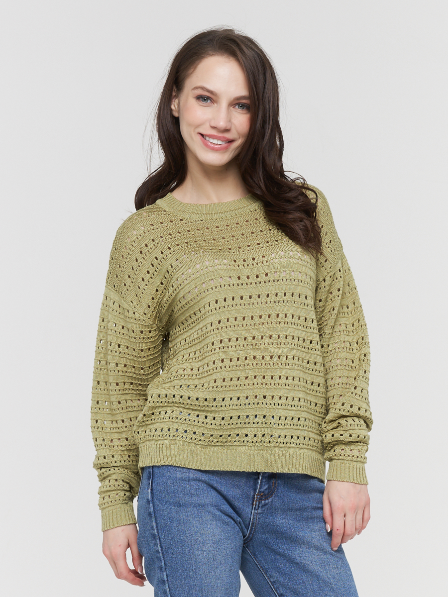 

Джемпер женский BE YOU зеленый, BY211-40115