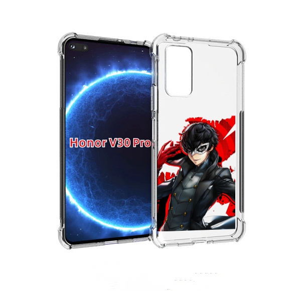 

Чехол бампер MyPads Persona 5 для Honor V30 Pro, Прозрачный, Tocco