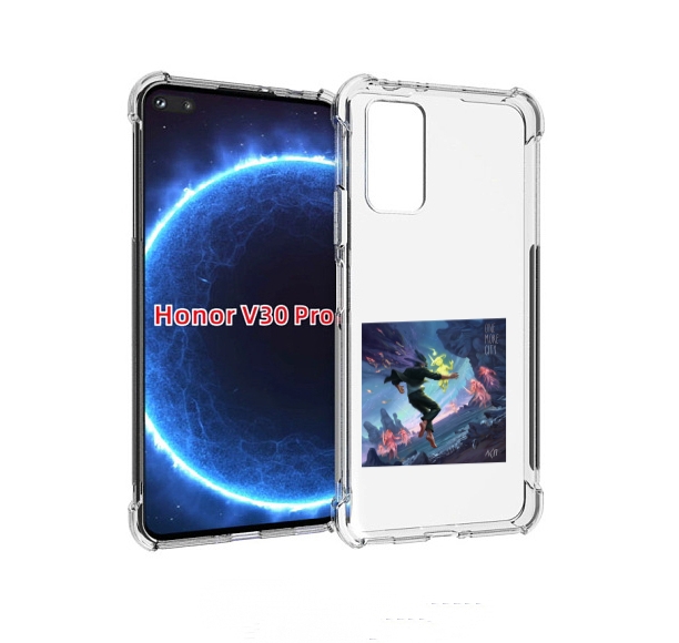 

Чехол бампер MyPads One More City ЛСП для Honor V30 Pro, Прозрачный, Tocco
