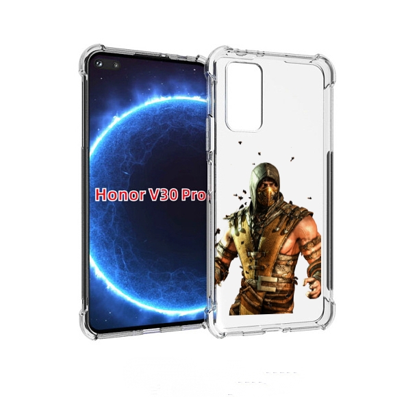 

Чехол бампер MyPads Mortal Kombat scorpion для Honor V30, Прозрачный, Tocco