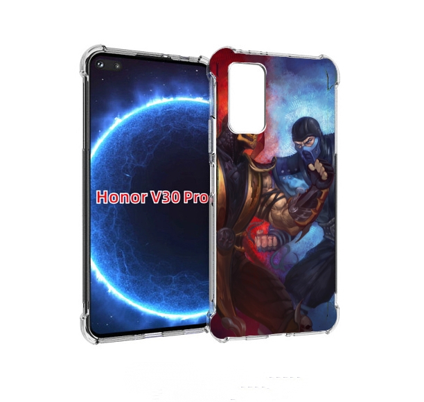 

Чехол бампер MyPads Mortal Kombat art для Honor V30 Pro, Прозрачный, Tocco