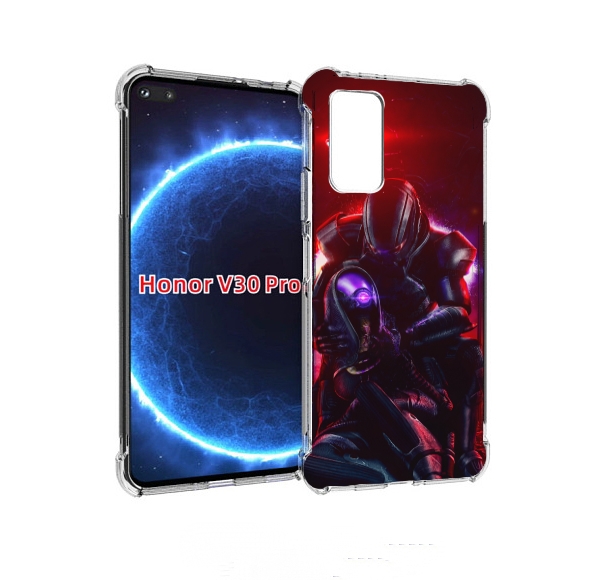 

Чехол бампер MyPads Mass Effect для Honor V30 Pro, Прозрачный, Tocco