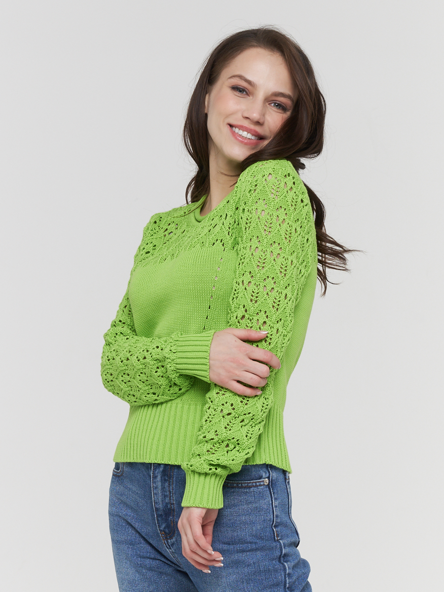

Джемпер женский BE YOU BY211-40110 зеленый 44 RU, BY211-40110