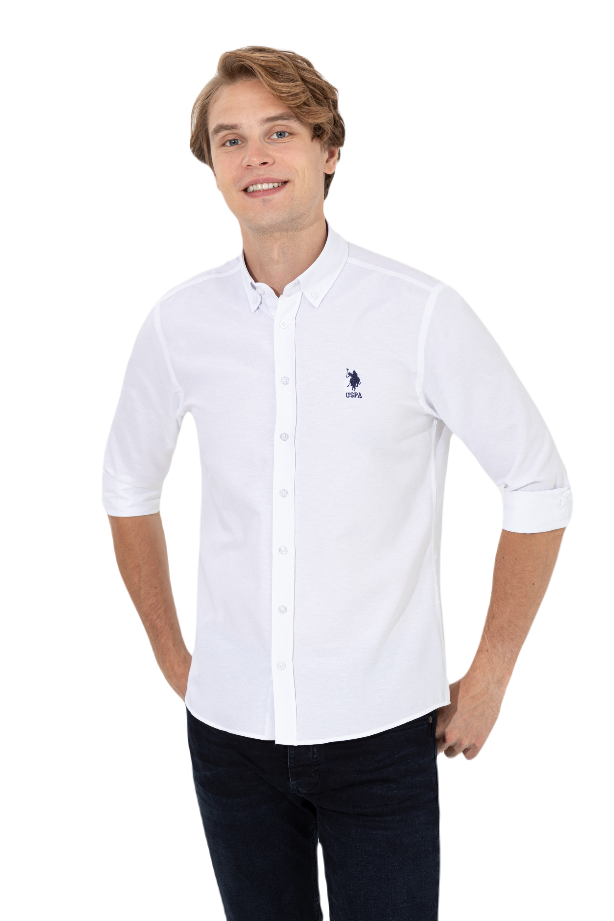 

Рубашка мужская U.S. POLO Assn. g081gl0040meto022k белая S, Белый, g081gl0040meto022k