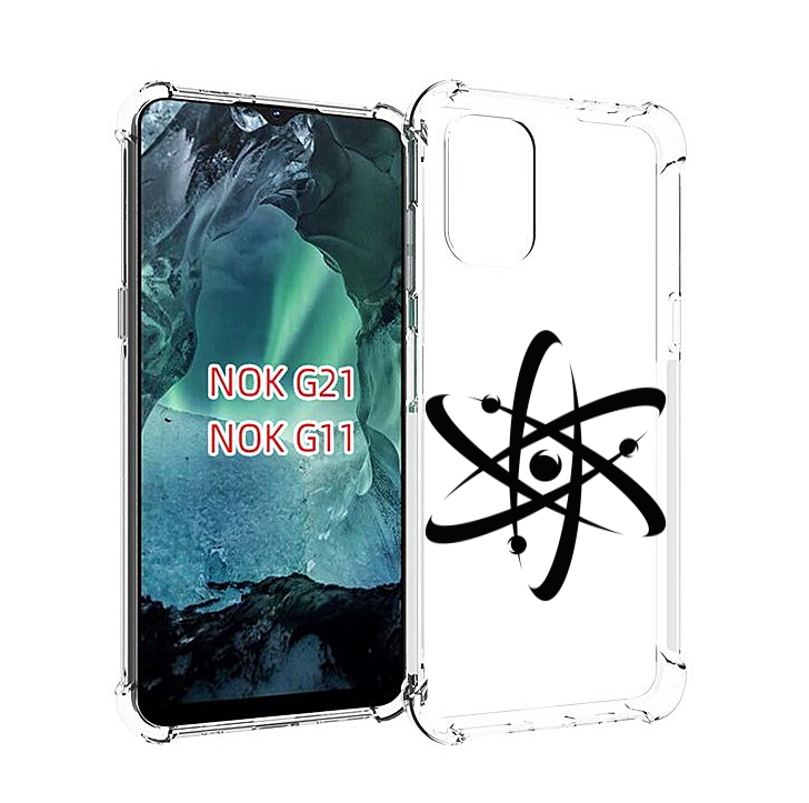 

Чехол Mypads Атом Для Nokia G11/G21, Прозрачный, Tocco