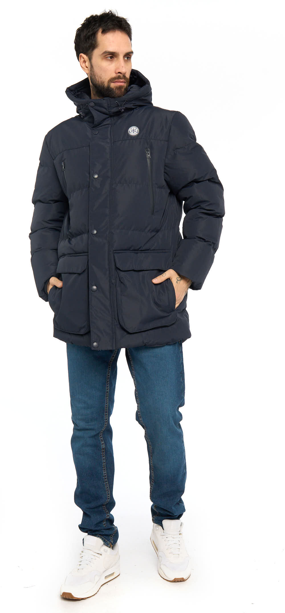 

Зимняя куртка мужская Atributika&Club Сибирь 270980 синяя XL, Синий, Сибирь 270980