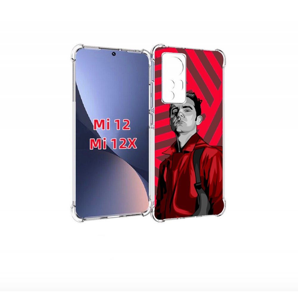 

Чехол бампер MyPads Берлин-бумажный-дом для Xiaomi 12., Прозрачный, Tocco