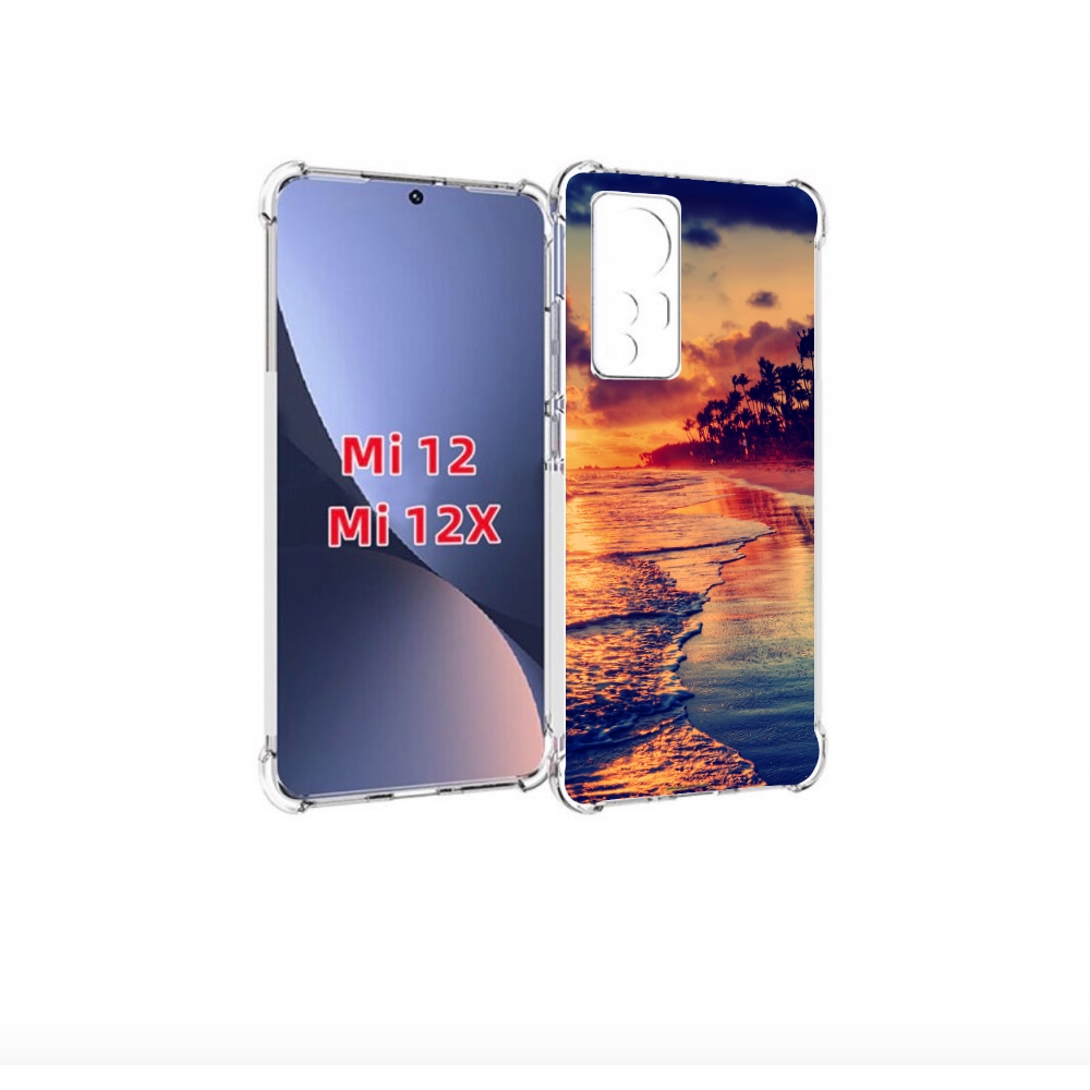 Чехол бампер MyPads Берег для Xiaomi 12/Xiaomi 12X противоударный