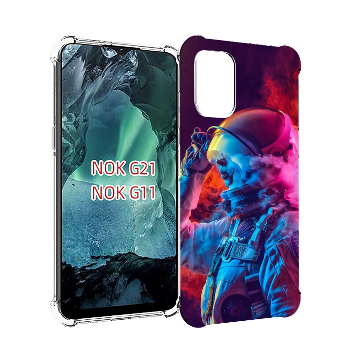 

Чехол Mypads Астронавт В Дыму Для Nokia G11/G21, Прозрачный, Tocco