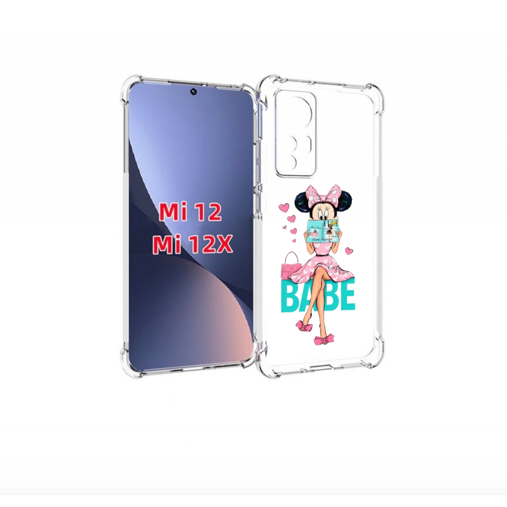 

Чехол бампер MyPads Бейби-микки для Xiaomi 12., Прозрачный, Tocco