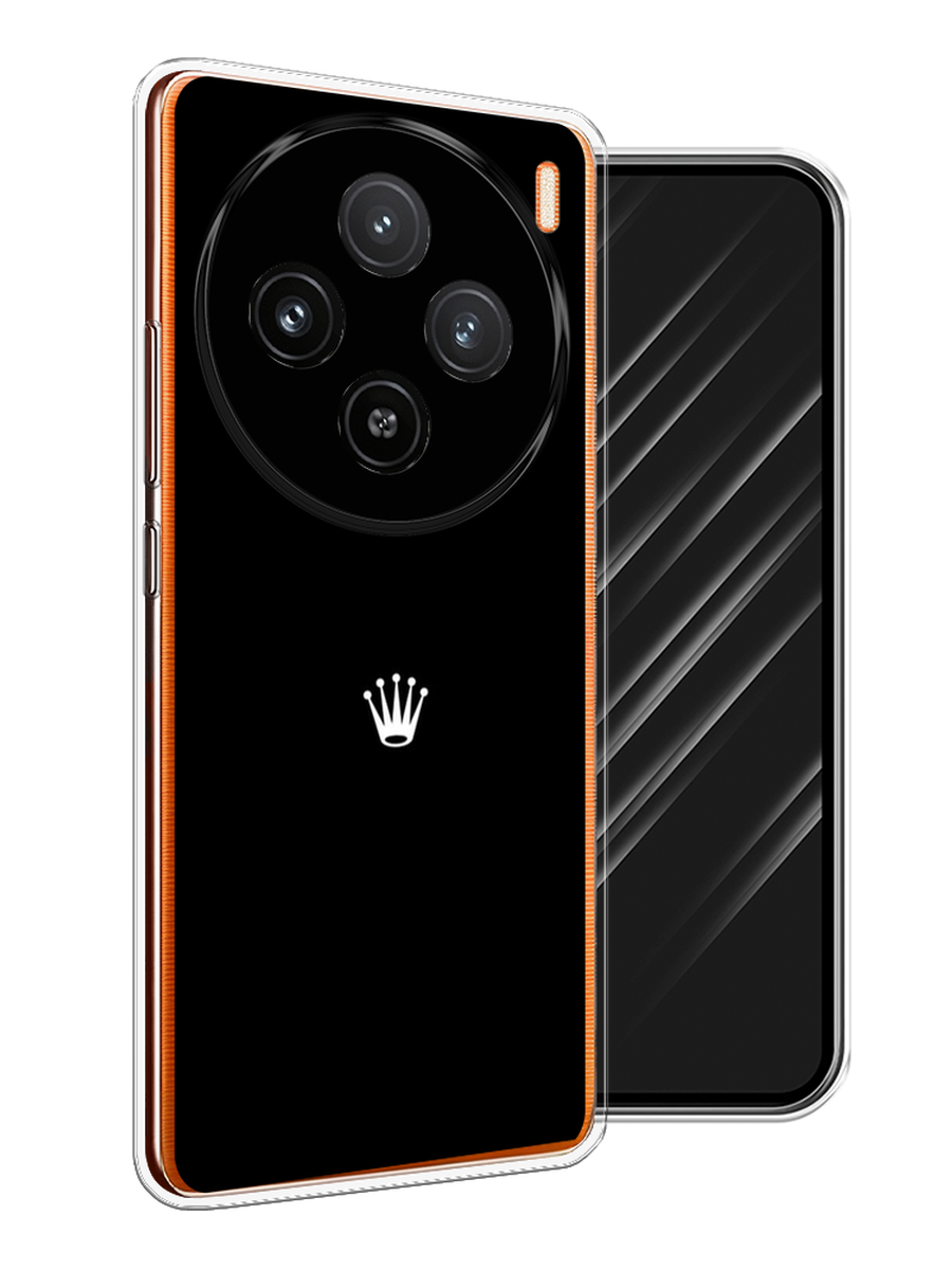 

Чехол Awog на Vivo X100 "Белая корона на черном фоне", Черный, 2611750-1