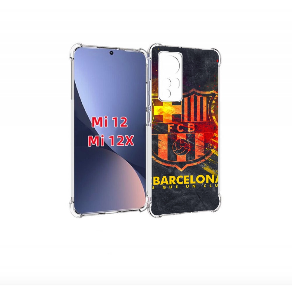 

Чехол-бампер MyPads Барселона мужской для Xiaomi 12/Xiaomi 12X п, Прозрачный, Tocco