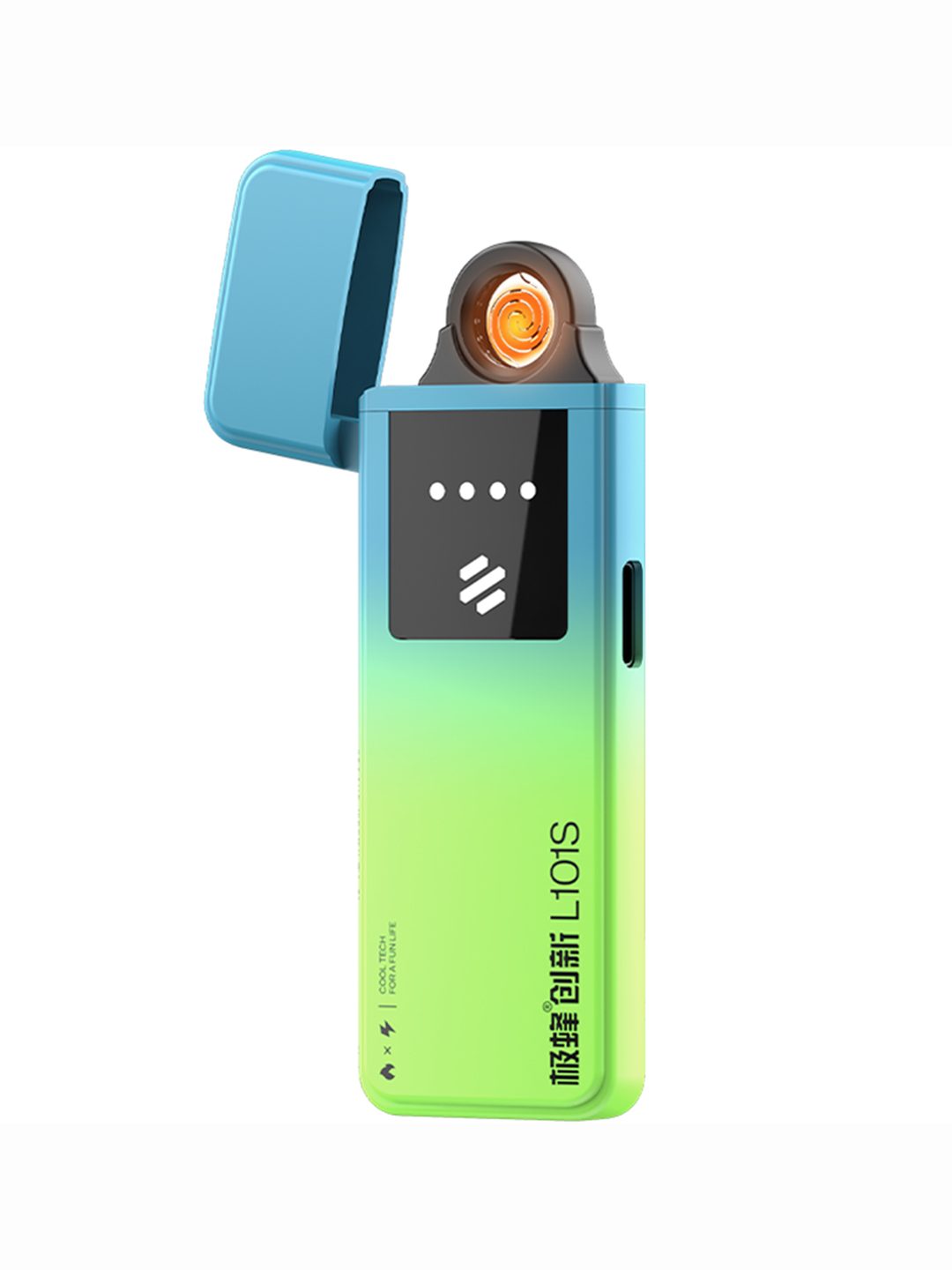 

USB-зажигалка Beebest L101S 110х60х20 Lighter Green, Голубой;зеленый, L101S