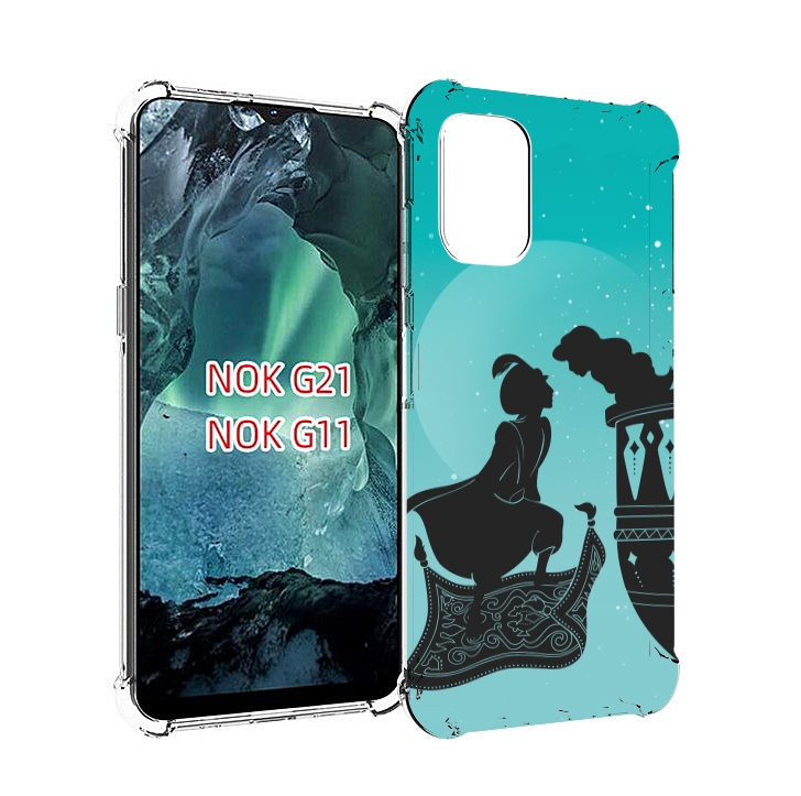 

Чехол Mypads Алладин Тень Для Nokia G11/G21, Прозрачный, Tocco
