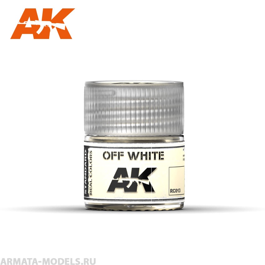 фото Rc013 краска real colors off white 10ml ak interactive