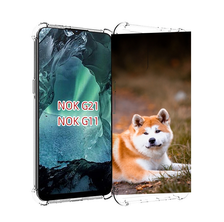 

Чехол Mypads Акита Ину Для Nokia G11/G21, Прозрачный, Tocco