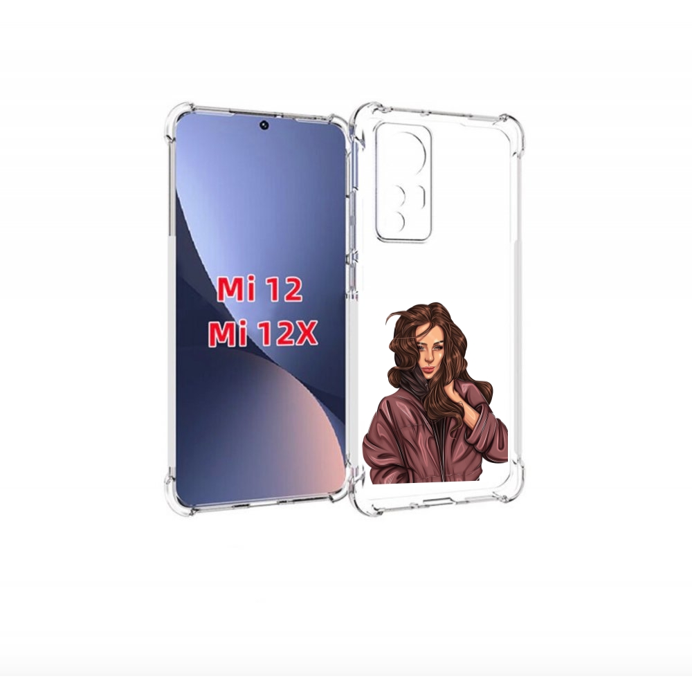 

Чехол бампер MyPads Арт-рисунок-девушки для Xiaomi 12., Прозрачный, Tocco