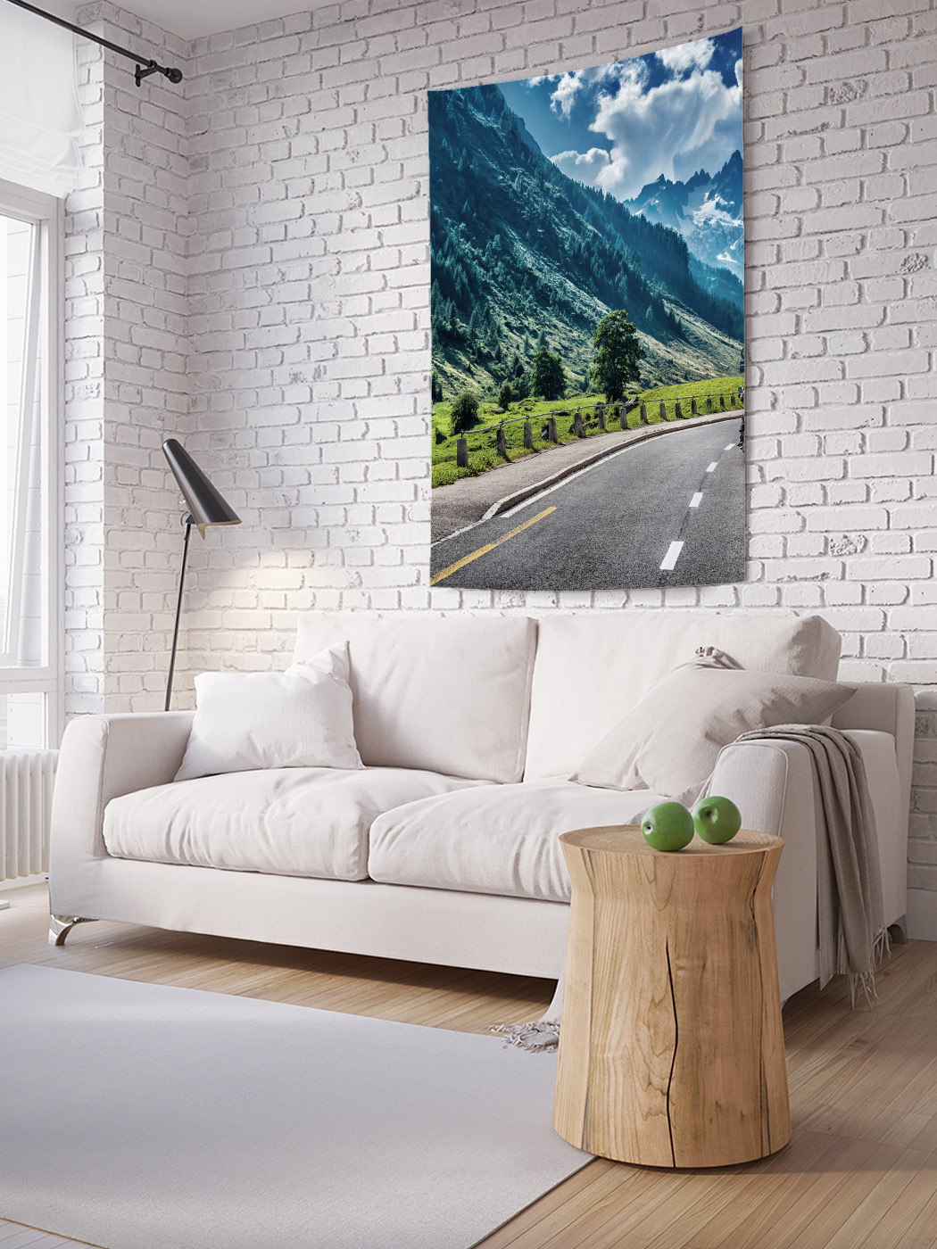 

Вертикальное фотопанно на стену JoyArty Мотоциклисты в дороге 150x200 см, Мотоциклисты в дороге