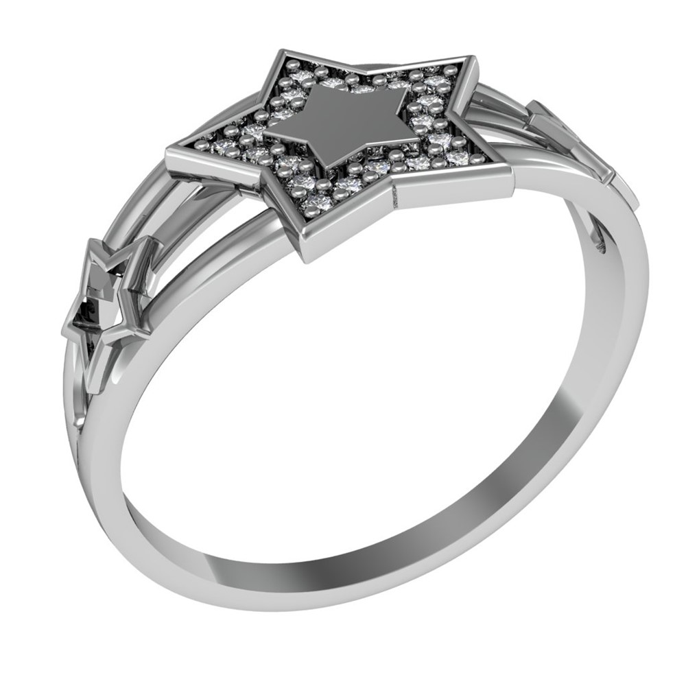 

Кольцо из серебра р. 18,5 ПРИВОЛЖСКИЙ ЮВЕЛИР 201274-FA11, фианит, 201274-FA11