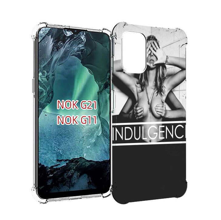 

Чехол Mypads Страсть Для Nokia G11/G21, Прозрачный, Tocco