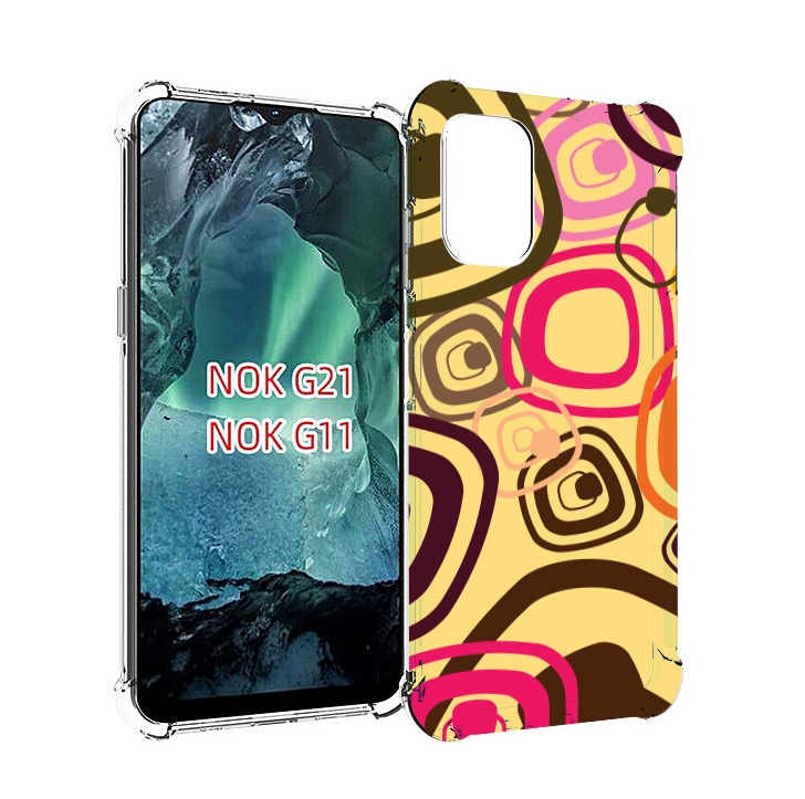 

Чехол Mypads Абстракция-На-Желтом-Фоне Для Nokia G11/G21, Прозрачный, Tocco