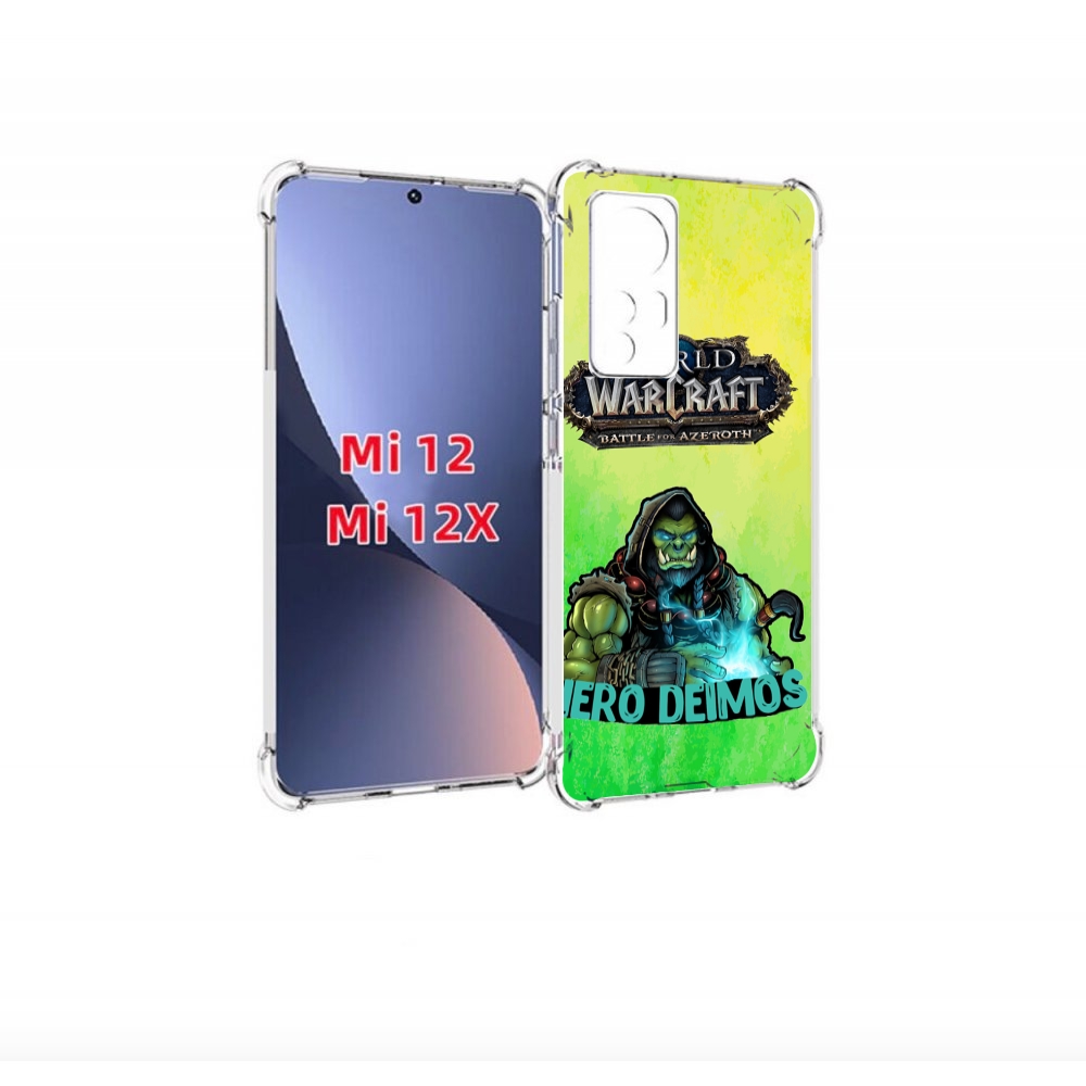 

Чехол бампер MyPads world-of-warcraft мужской для Xiaomi 12., Прозрачный, Tocco
