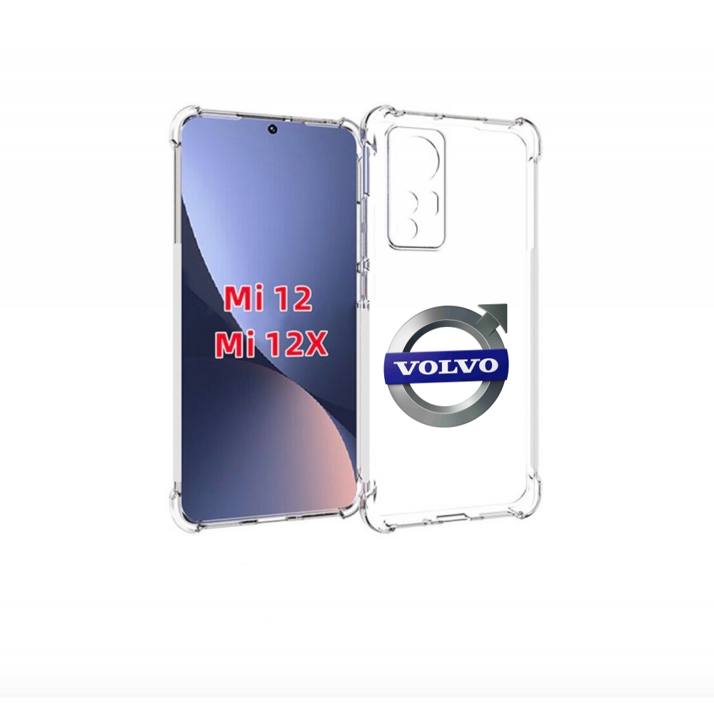 

Чехол бампер MyPads volvo мужской для Xiaomi 12., Прозрачный, Tocco