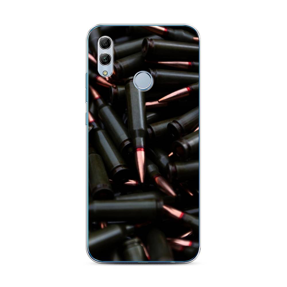фото Чехол awog "пули черные" для honor 10 lite