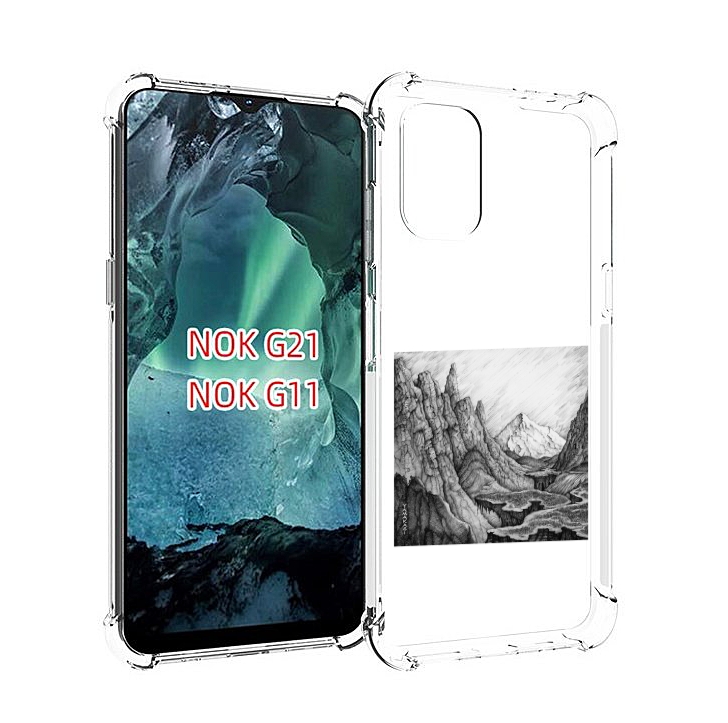 

Чехол Mypads Ямакаса Мияги И Энди Панда Для Nokia G11/G21, Прозрачный, Tocco