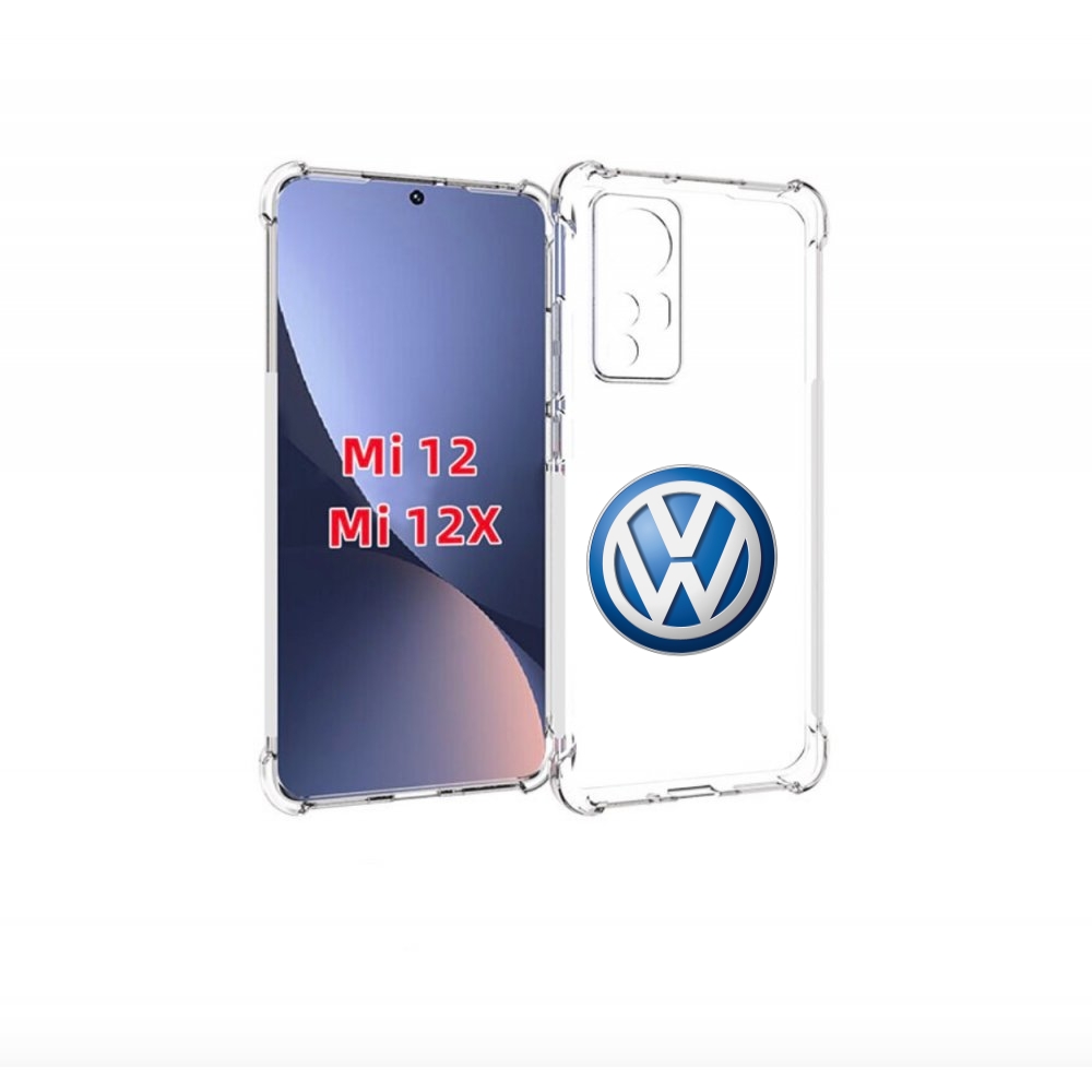 

Чехол бампер MyPads volkswagen мужской для Xiaomi 12., Прозрачный, Tocco