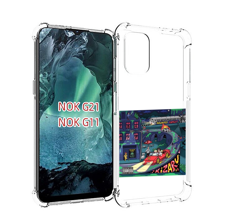 

Чехол Mypads Яд (Альбом Kizaru) Для Nokia G11/G21, Прозрачный, Tocco