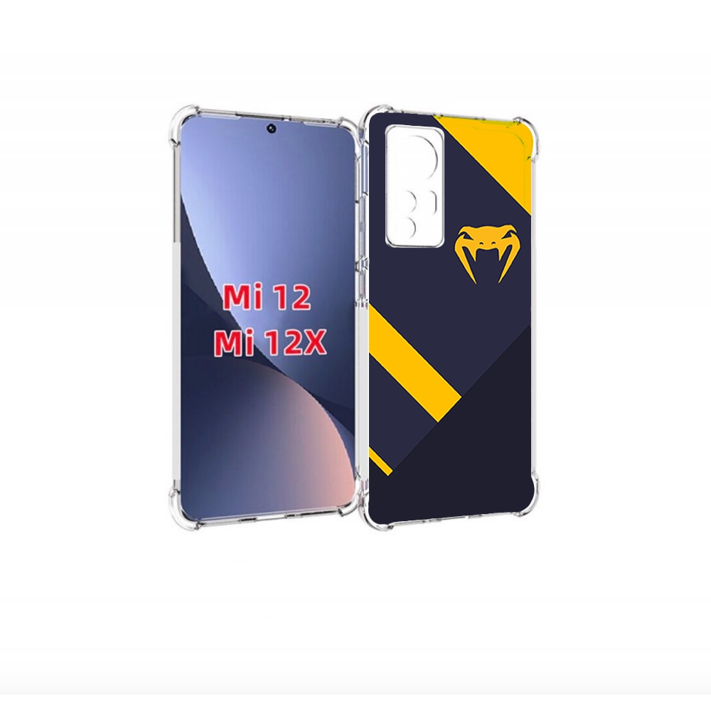 

Чехол бампер MyPads venum мужской для Xiaomi 12., Прозрачный, Tocco