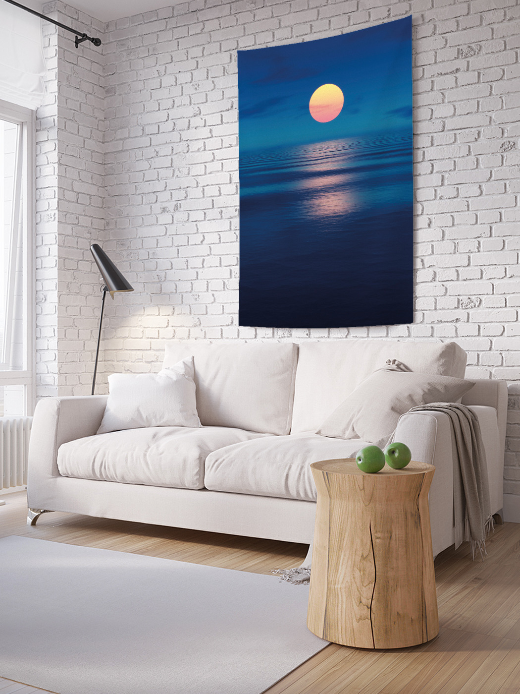 

Вертикальное фотопанно на стену JoyArty Таинственная ночь 150x200 см, Таинственная ночь