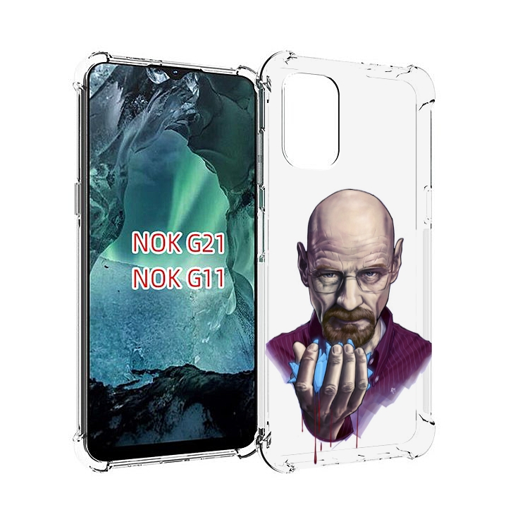 

Чехол Mypads Хайзенберг Для Nokia G11/G21, Прозрачный, Tocco