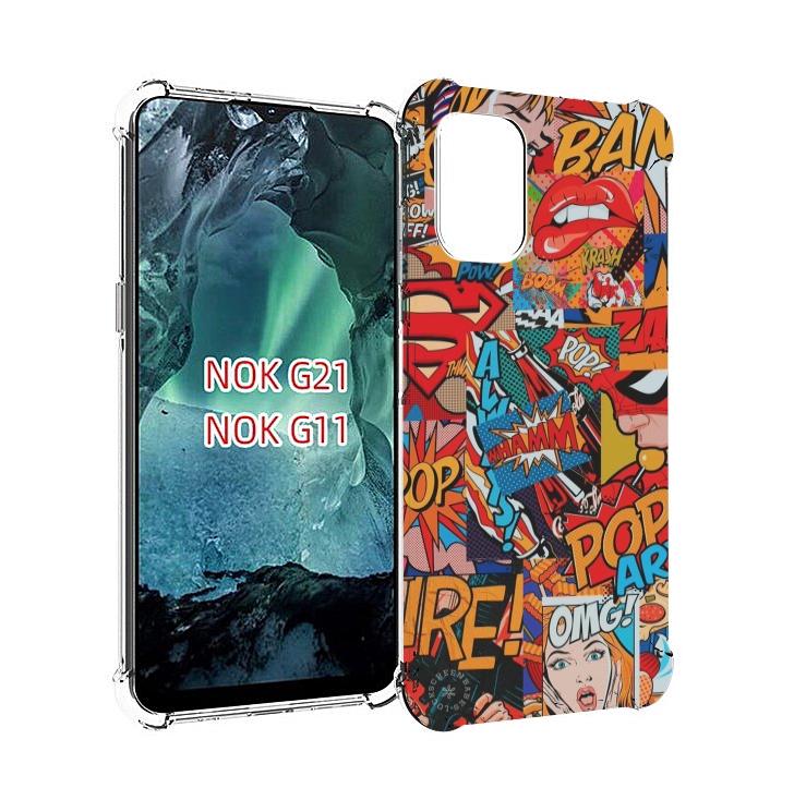 

Чехол Mypads Фон Для Nokia G11/G21, Прозрачный, Tocco