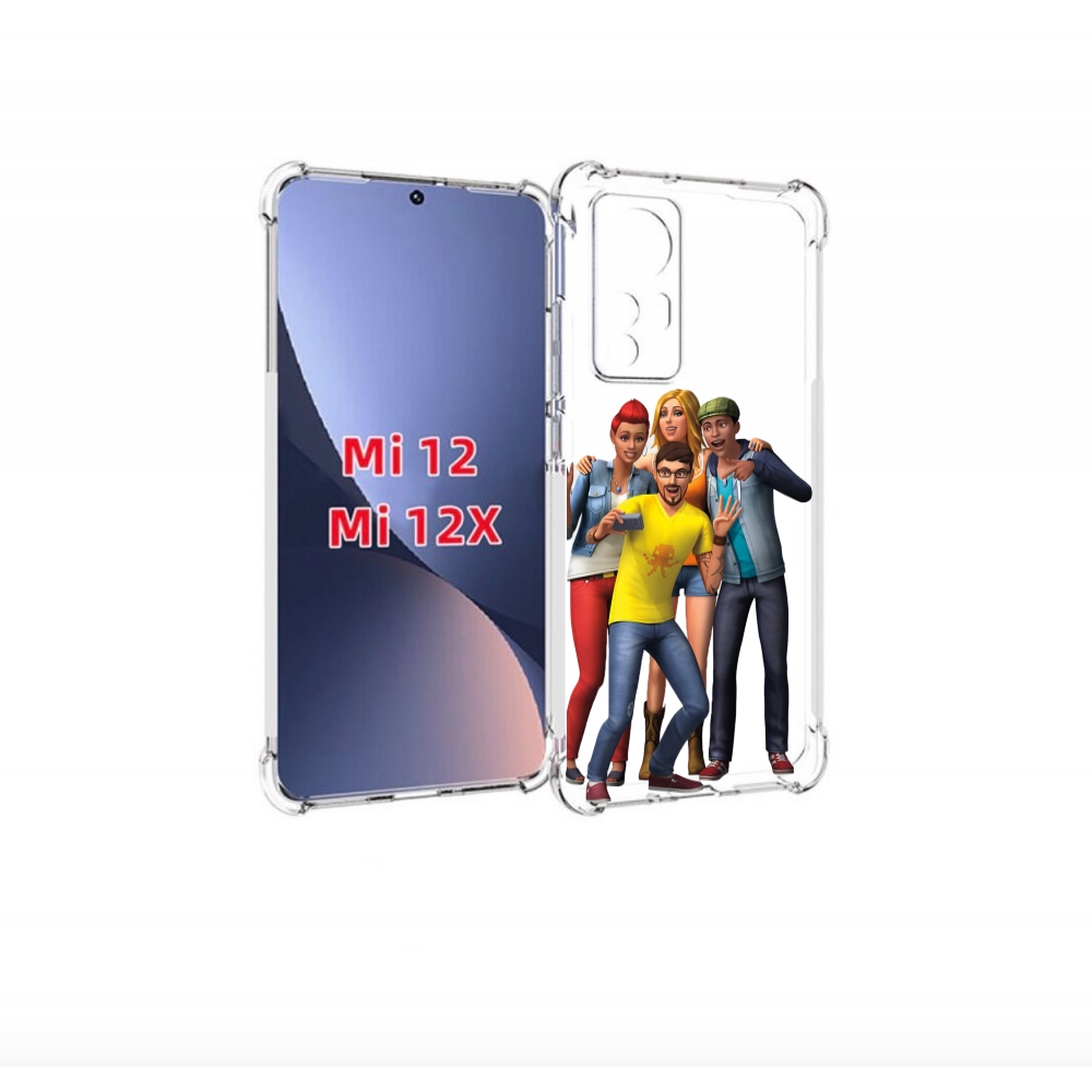 

Чехол бампер MyPads sims для Xiaomi 12/Xiaomi 12X противоударный, Прозрачный, Tocco