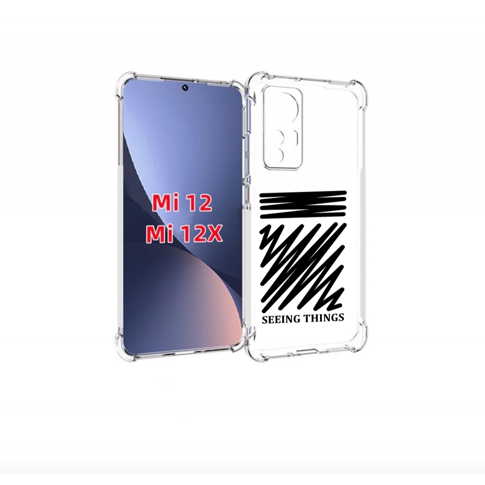 

Чехол бампер MyPads seeing-things для Xiaomi 12., Прозрачный, Tocco
