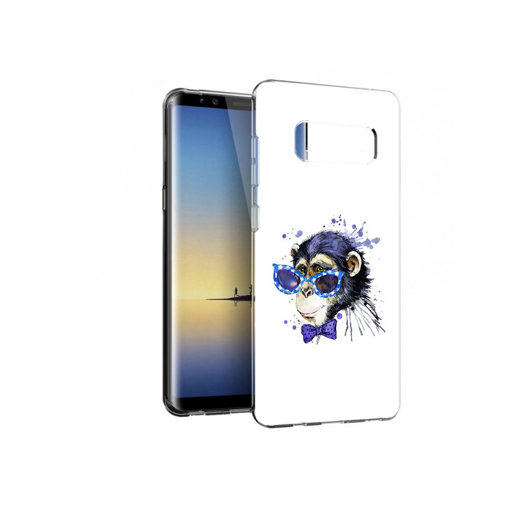 

Чехол MyPads Tocco для Samsung Galaxy Note 8 акварельная обезьяна, Прозрачный, Tocco
