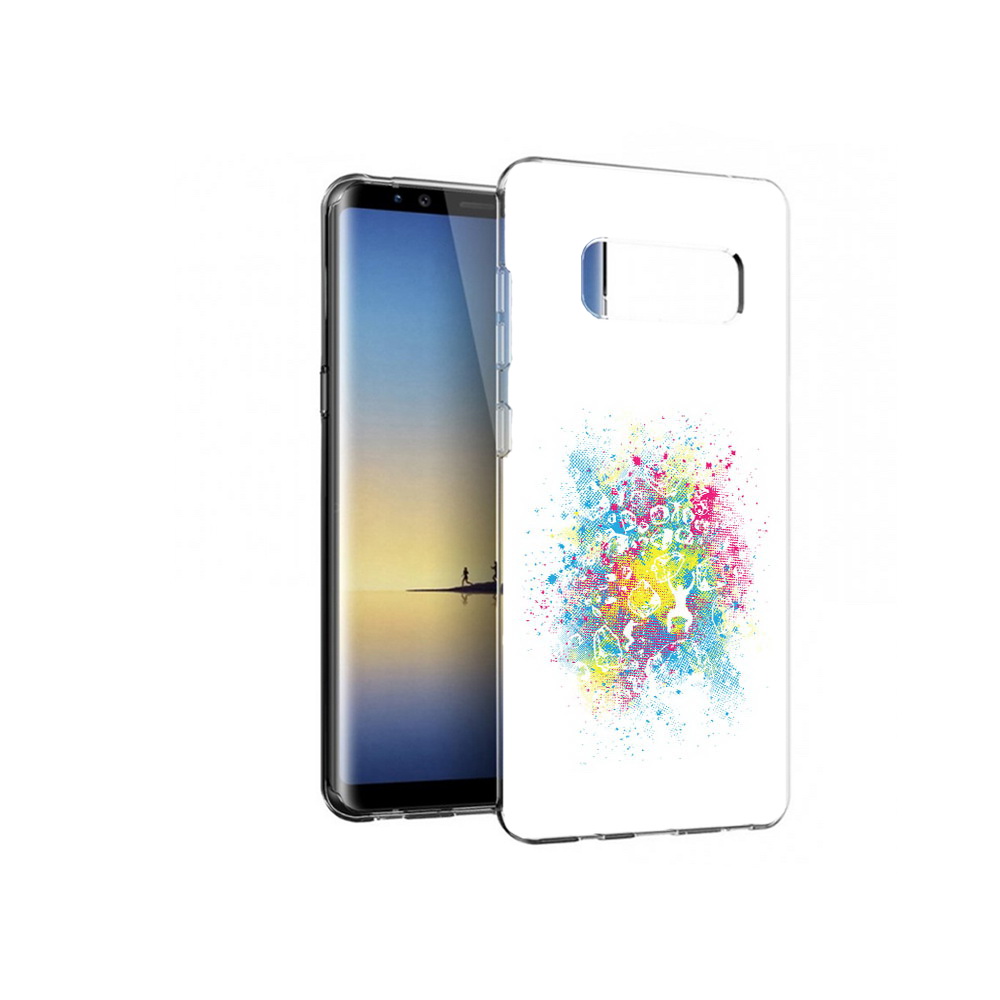 

Чехол MyPads Tocco для Samsung Galaxy Note 8 акварель абстракция, Прозрачный, Tocco