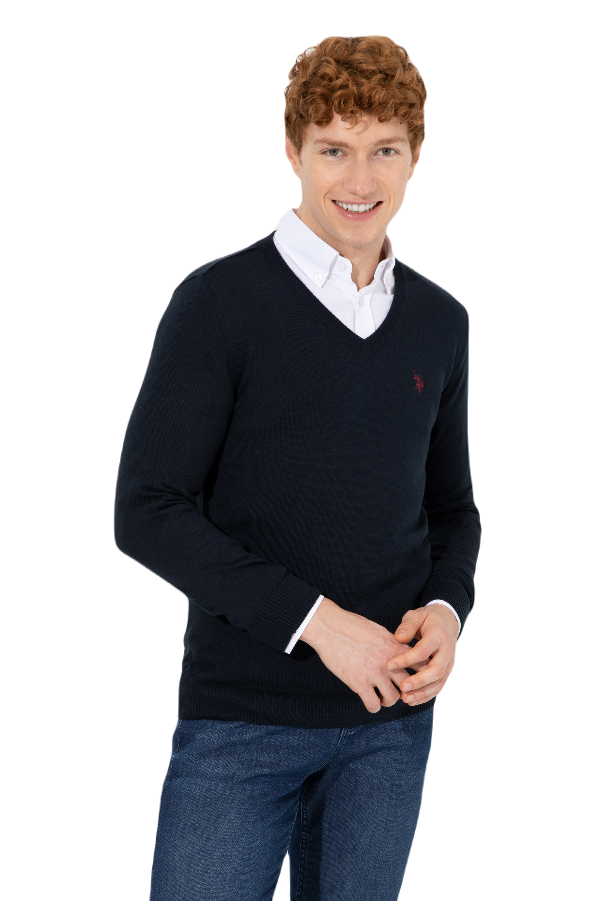 

Пуловер мужской U.S. POLO Assn. g081sz0tk0enrique-sk22 синий 2XL, g081sz0tk0enrique-sk22