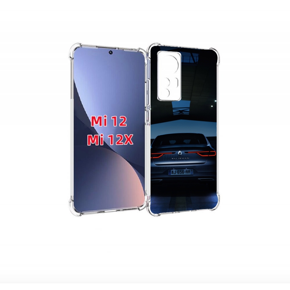 

Чехол бампер MyPads renault рено 1 для Xiaomi 12., Прозрачный, Tocco